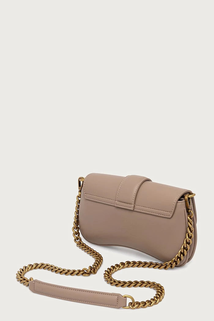 Just Cavalli suni deri kadın crossbody çanta