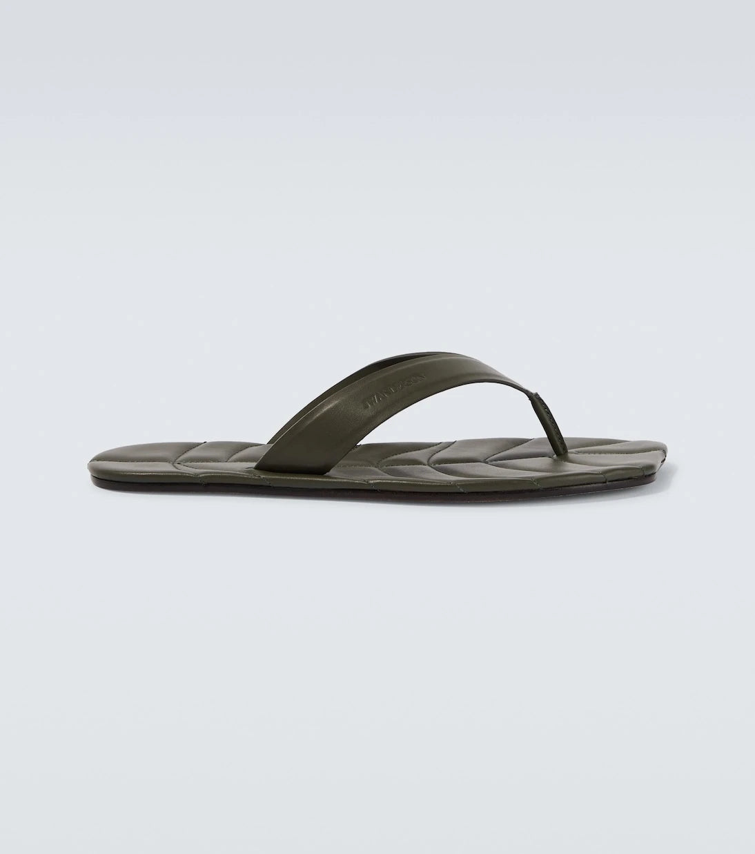 JW Anderson - Leaf leather thong sandals