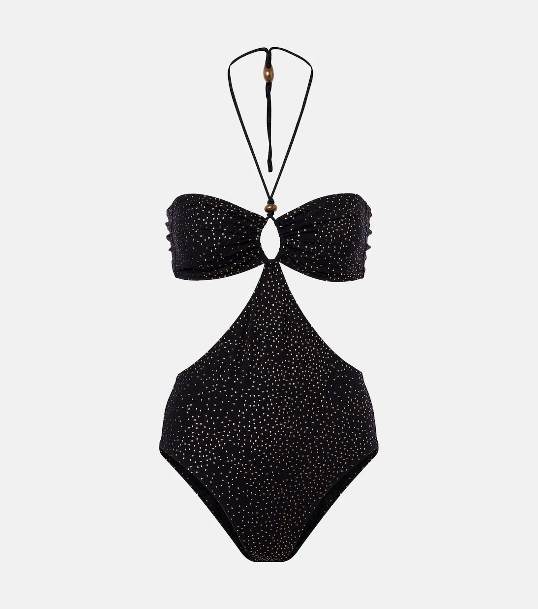 Isabel Marant - Idoya polka-dot cutout swimsuit