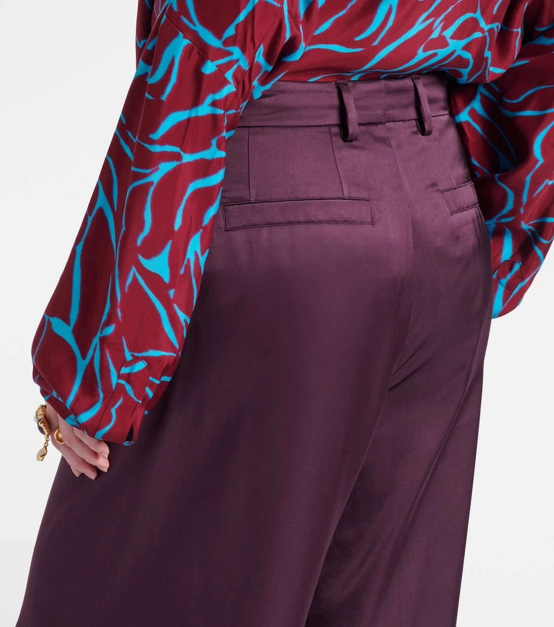 Dries Van Noten - بنطلون بقصّة واسعة