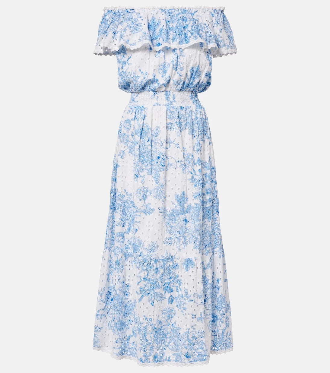 Melissa Odabash - Larna printed cotton midi dress