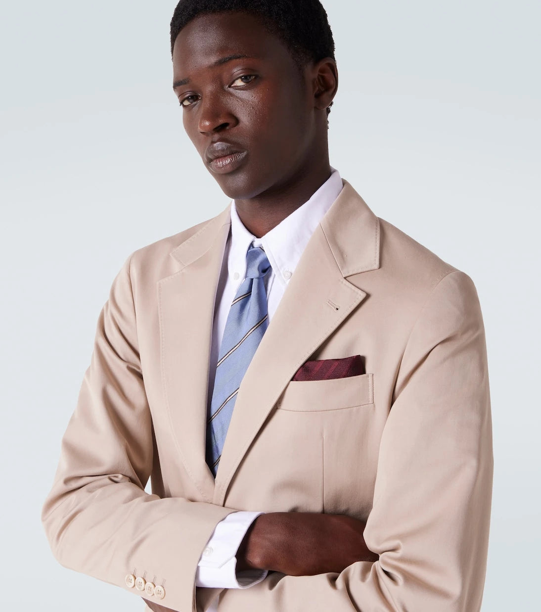 Brunello Cucinelli - Striped silk pocket square
