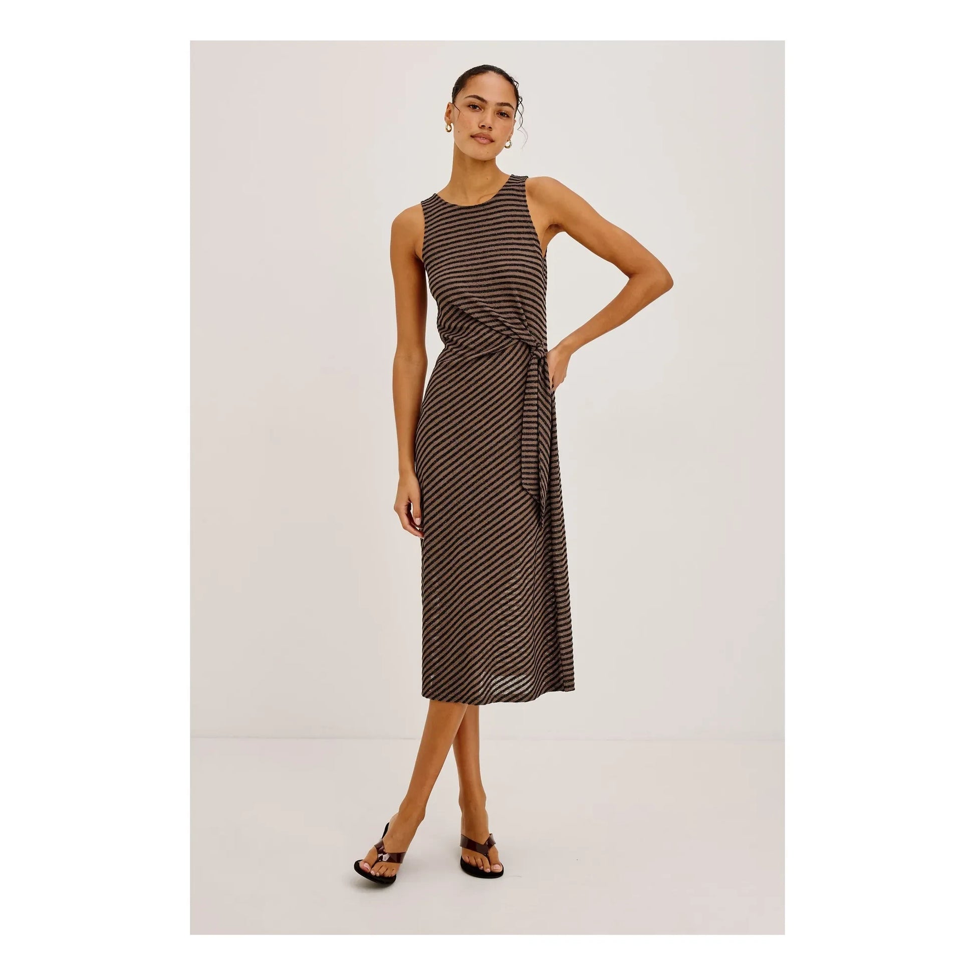 Rails - Ricky Stripes Dress | Chocolate