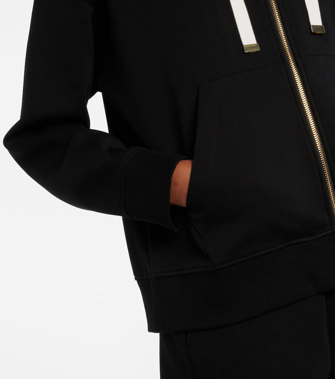 'S Max Mara - هودي Jour من مزيج القطن