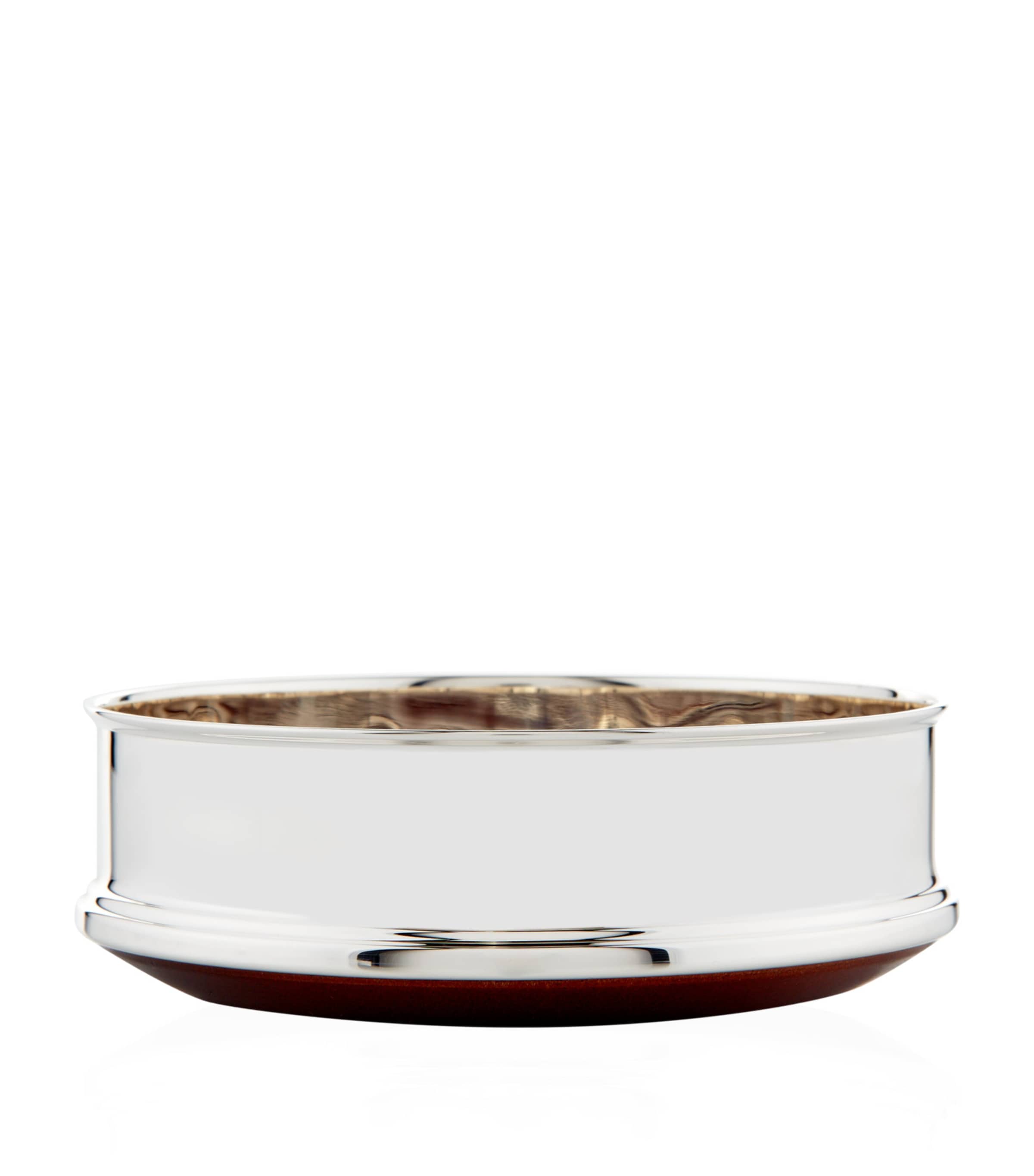 Carrs Silver Sterling Silver Straight Bottle Coaster 5”