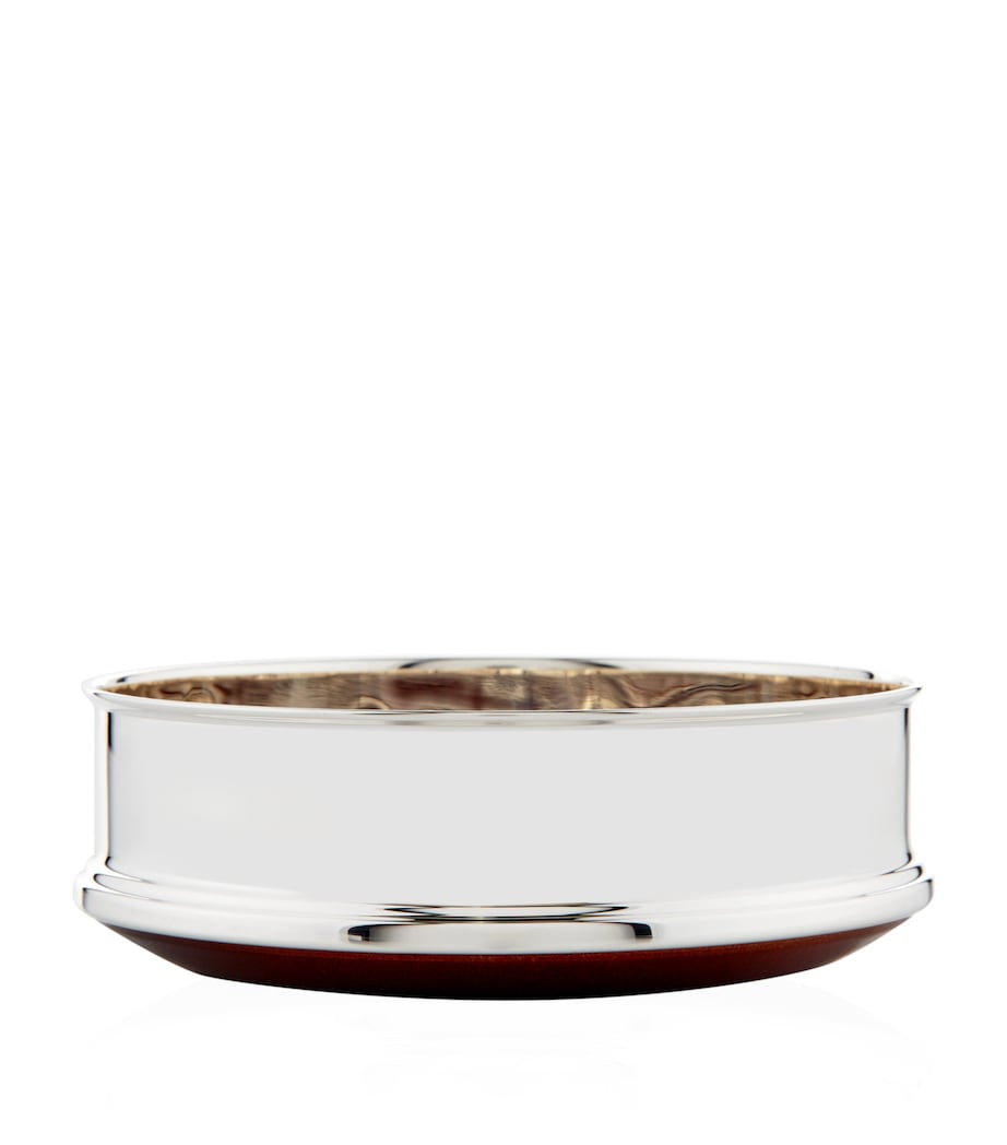 Carrs Silver Sterling Silver Straight Bottle Coaster 5”