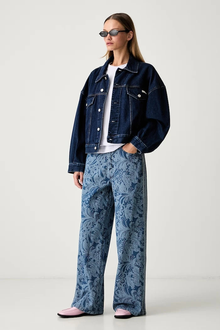 Kadın wide leg kot pantolon Liberty
