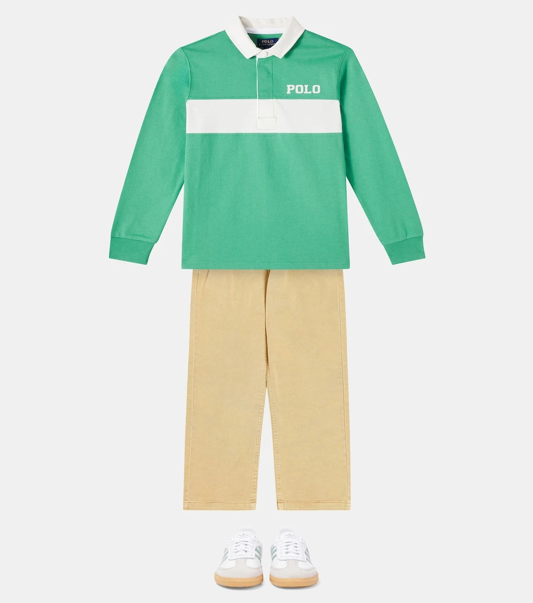 Polo Ralph Lauren Kids - Patch-appliqué cotton polo sweater