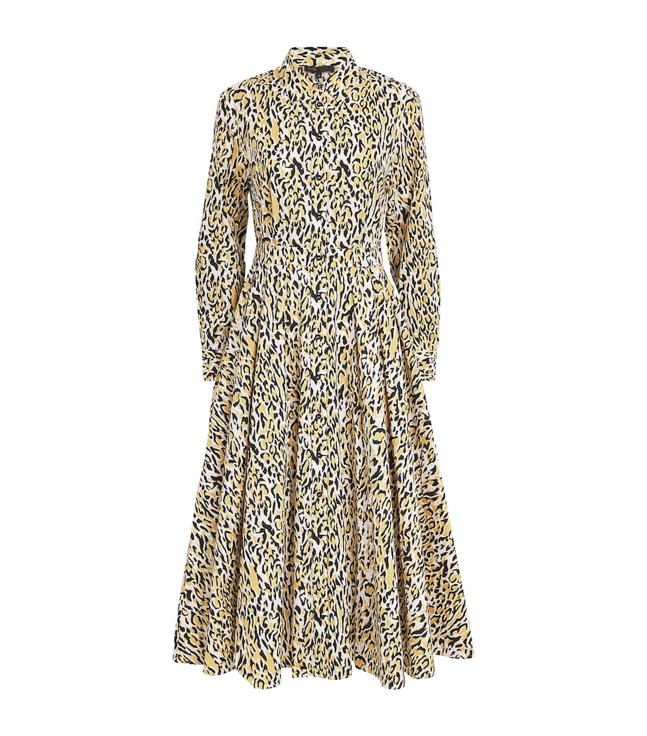 Leopard Print Midi Dress