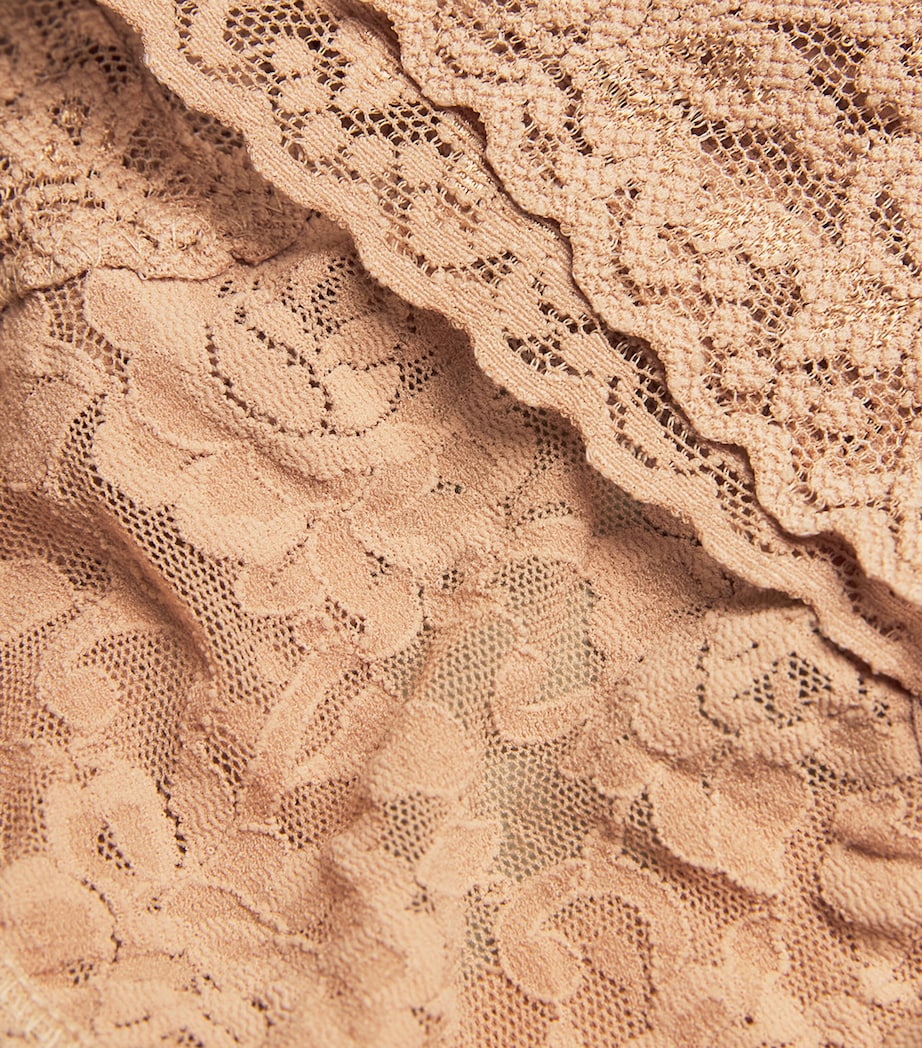 Beige Original Lace Thong