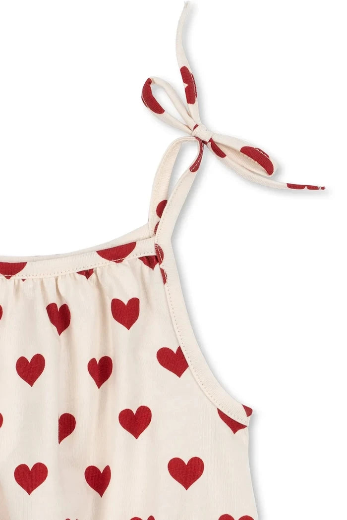 Konges Sløjd çocuk pamuk ve elastan body BASIC STRAP BODY GOTS