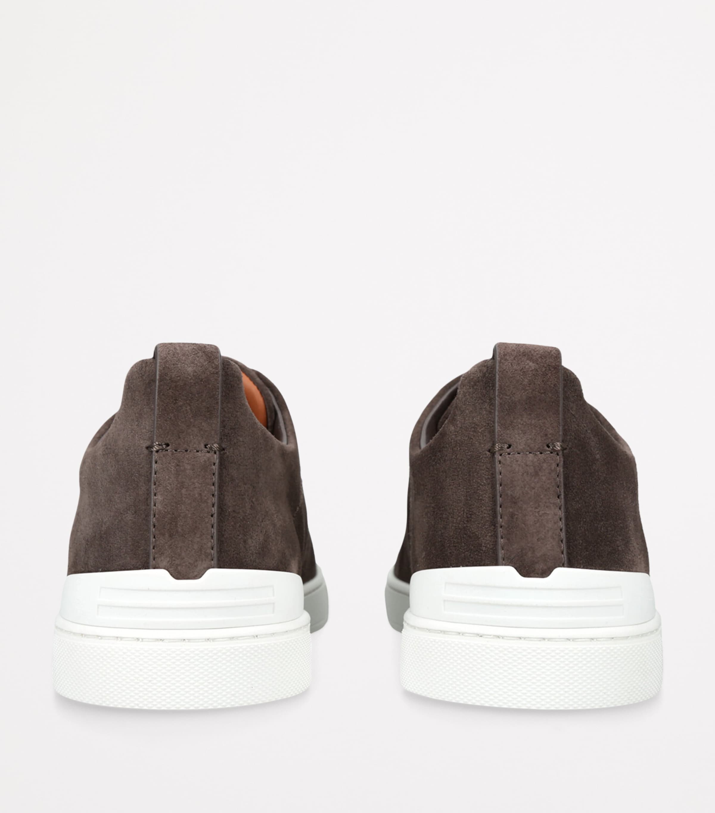Zegna Suede Triple Stitch Sneakers