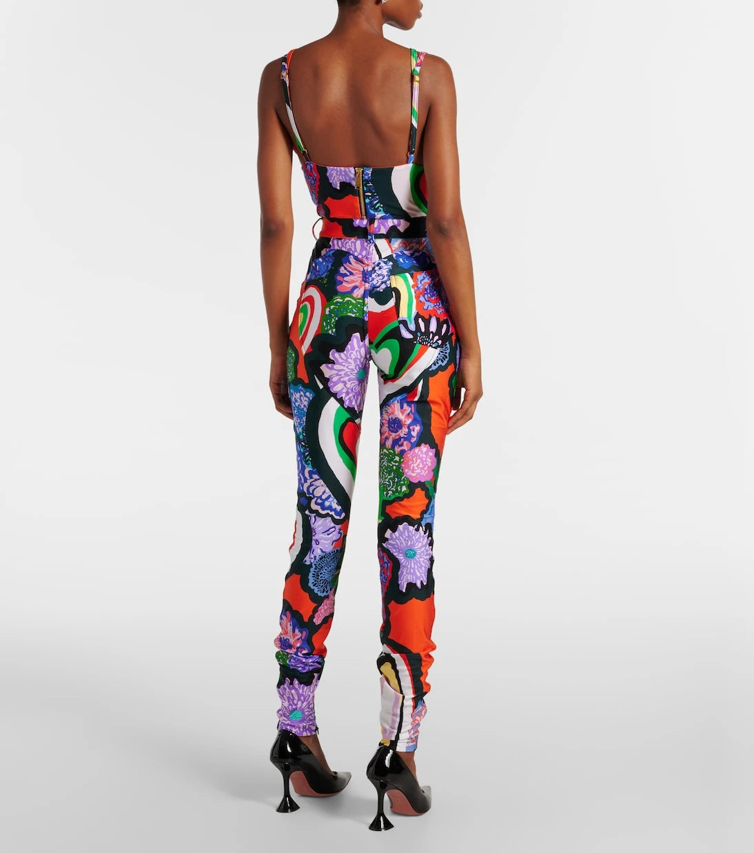 Area - Embellished printed top