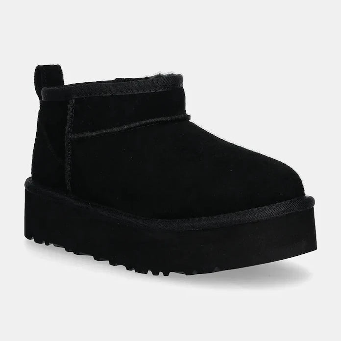 UGG апески за деца от велур CLASSIC ULTRA MINPLATFORM