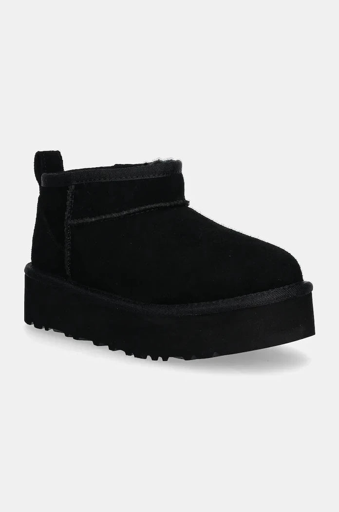 UGG апески за деца от велур CLASSIC ULTRA MINPLATFORM