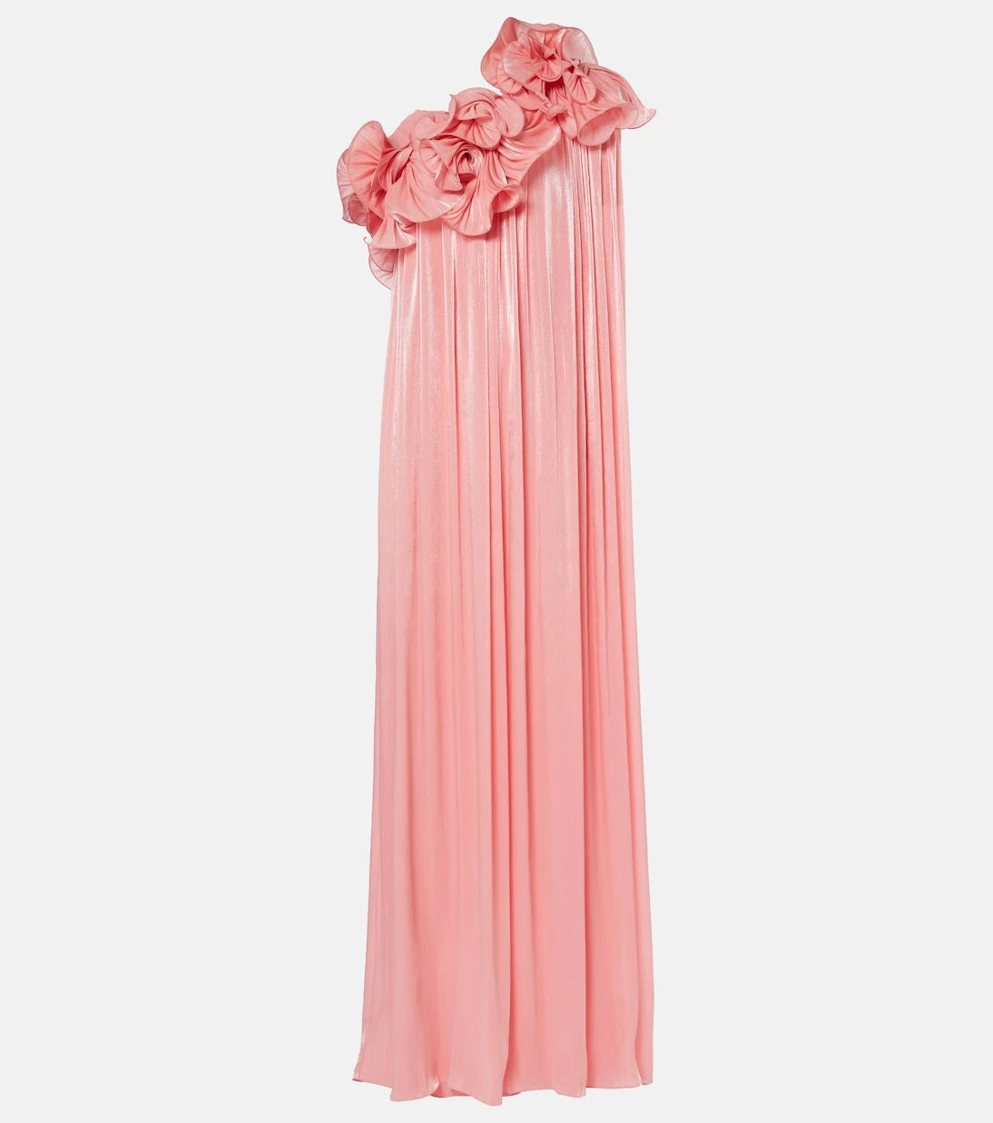 Costarellos - Charmain plissé georgette gown