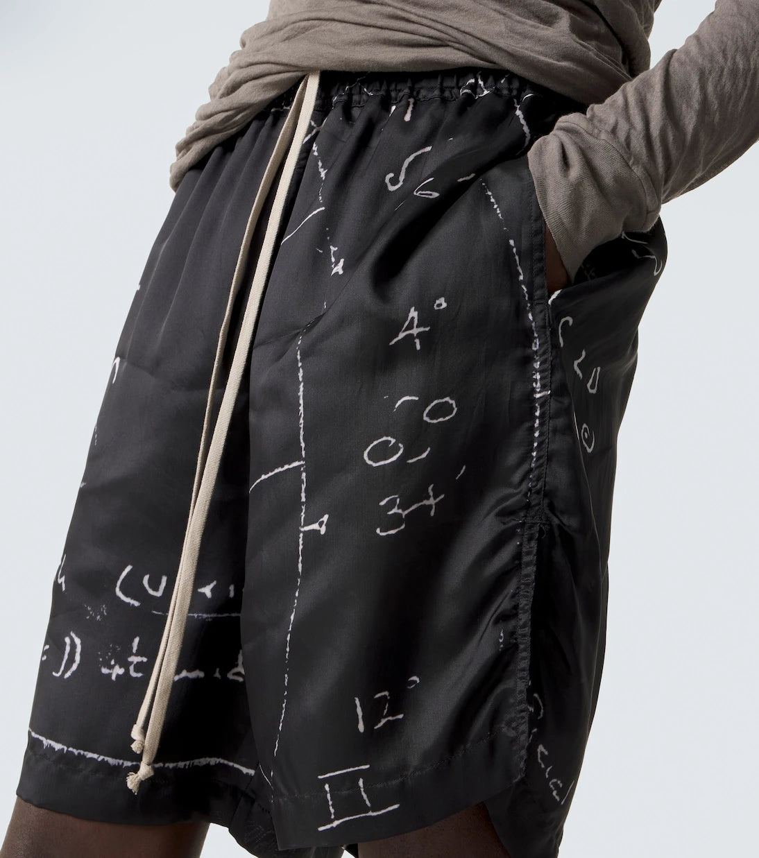 Rick Owens - Printed shorts
