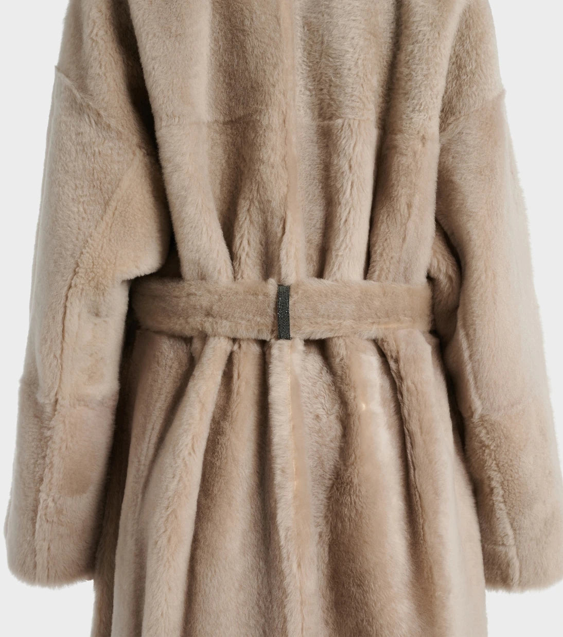 Brunello Cucinelli - Reversible shearling and leather coat