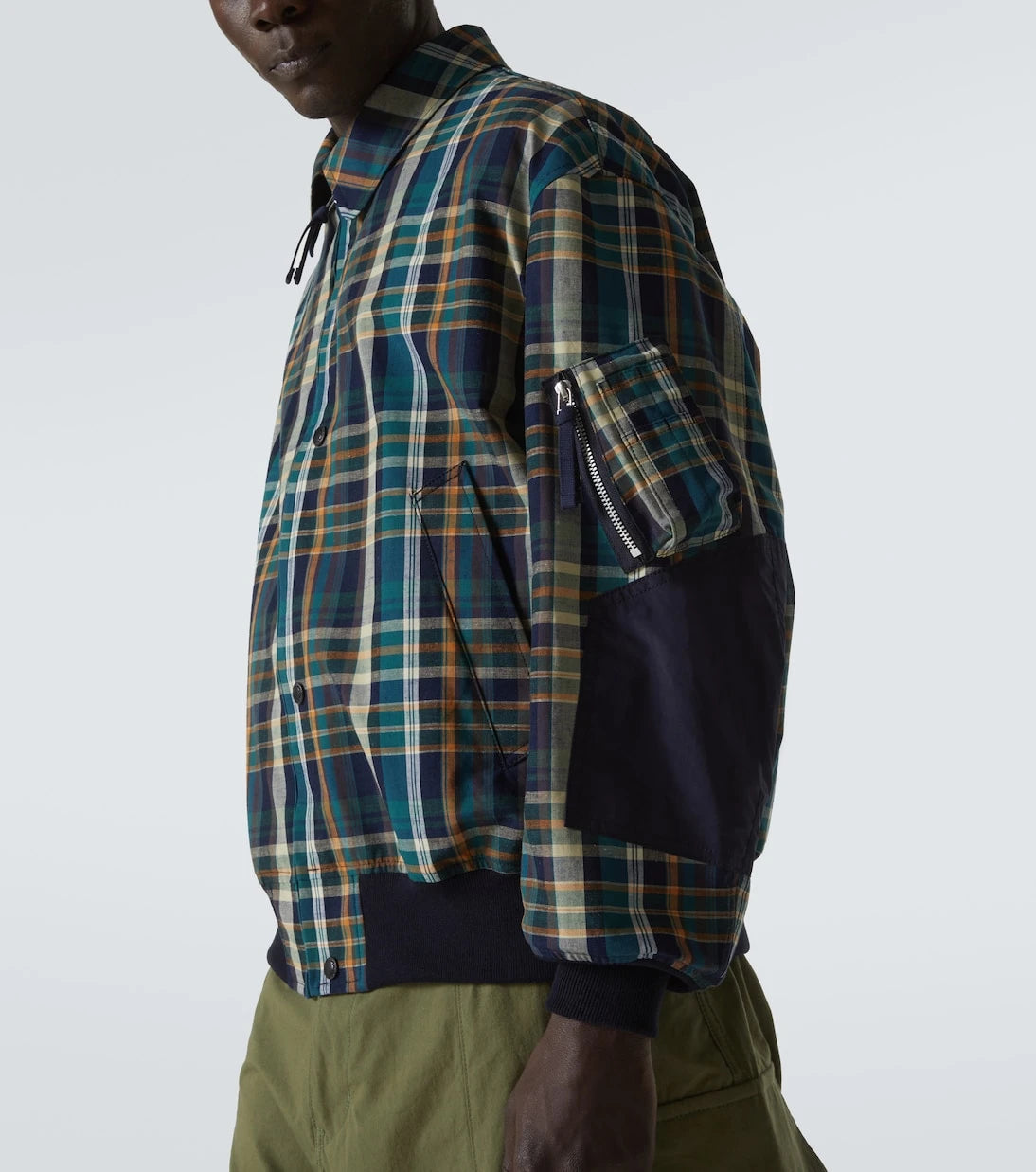 Comme des Garçons Homme - Checked cotton and linen blouson