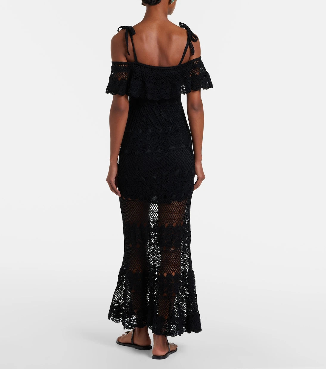 Anna Kosturova - Marianne crochet cotton maxi dress
