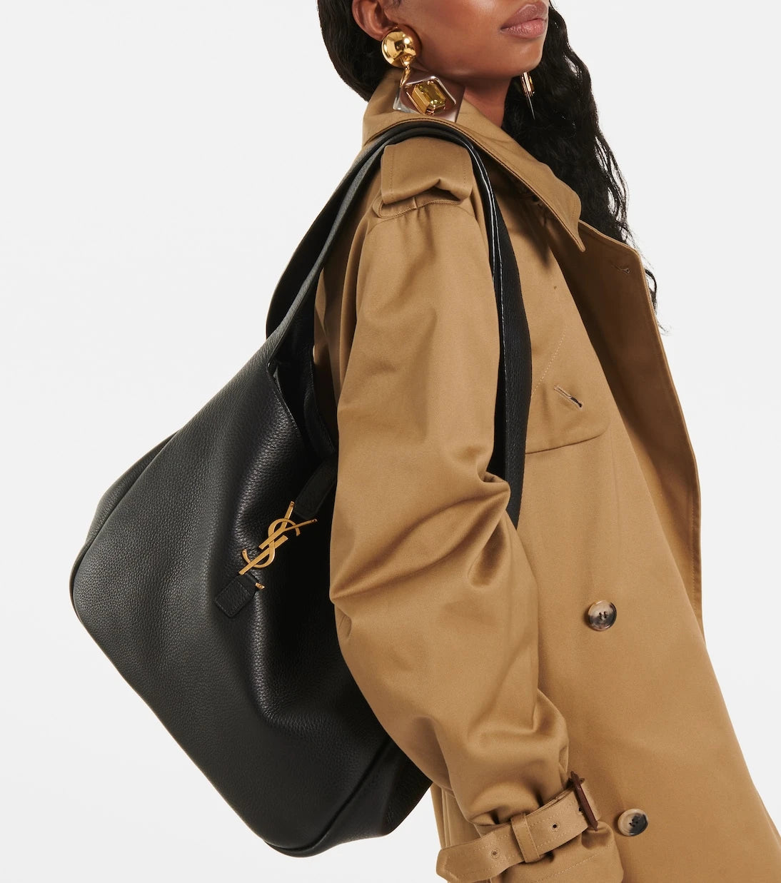 Saint Laurent - Le 5 À 7 Bea leather tote bag