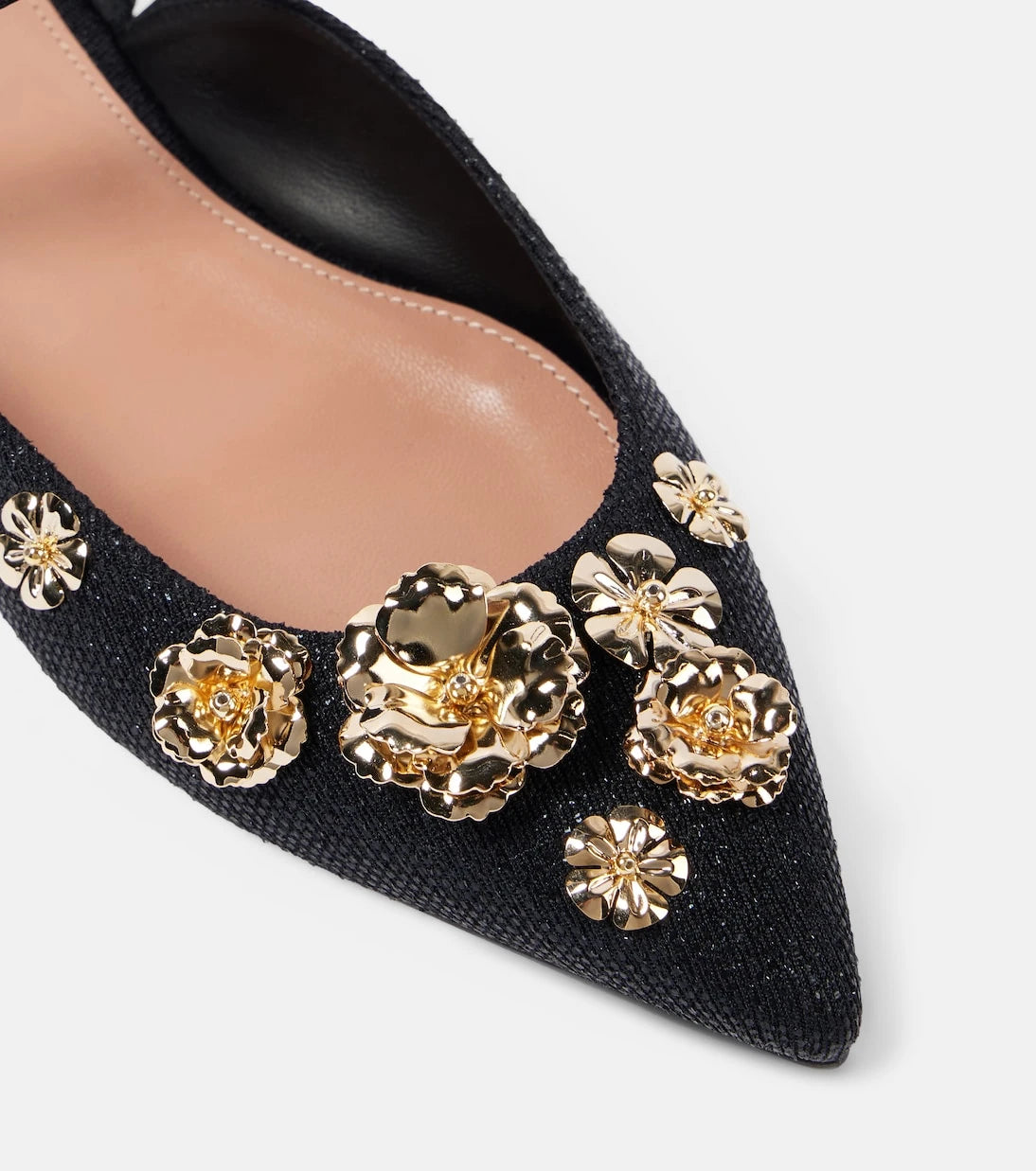 Aquazzura - Bloom embellished ballet flats