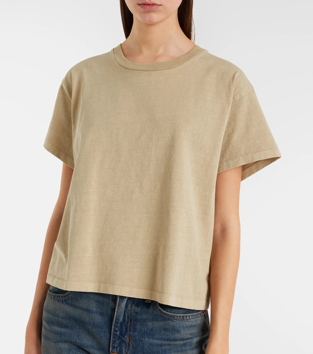 Slvrlake - Square cotton jersey T-shirt