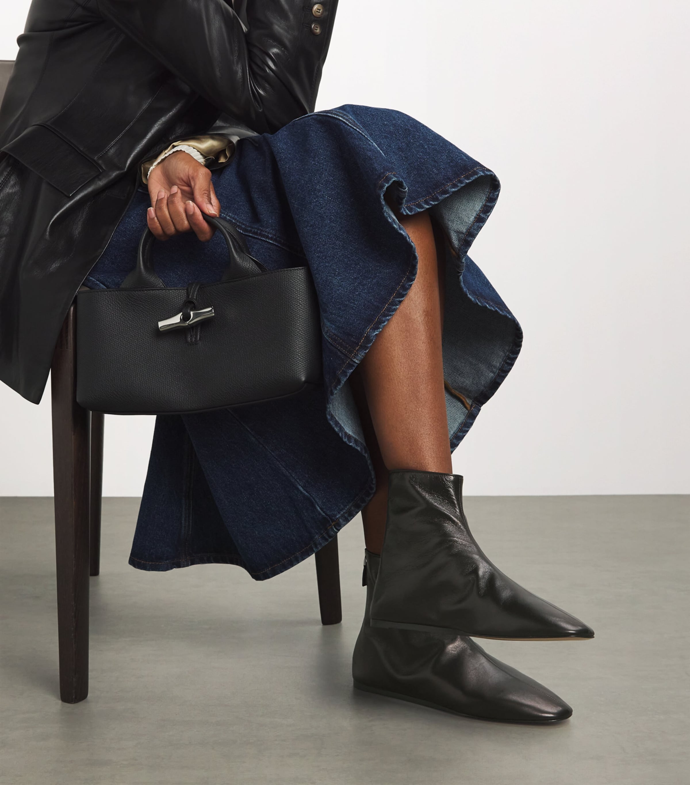 Leather Luna Boots BLACK