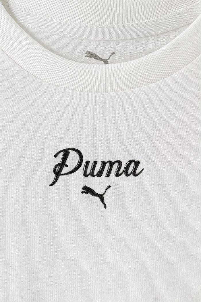Puma çocuklar için pamuklu ESS SCRIPT Tee