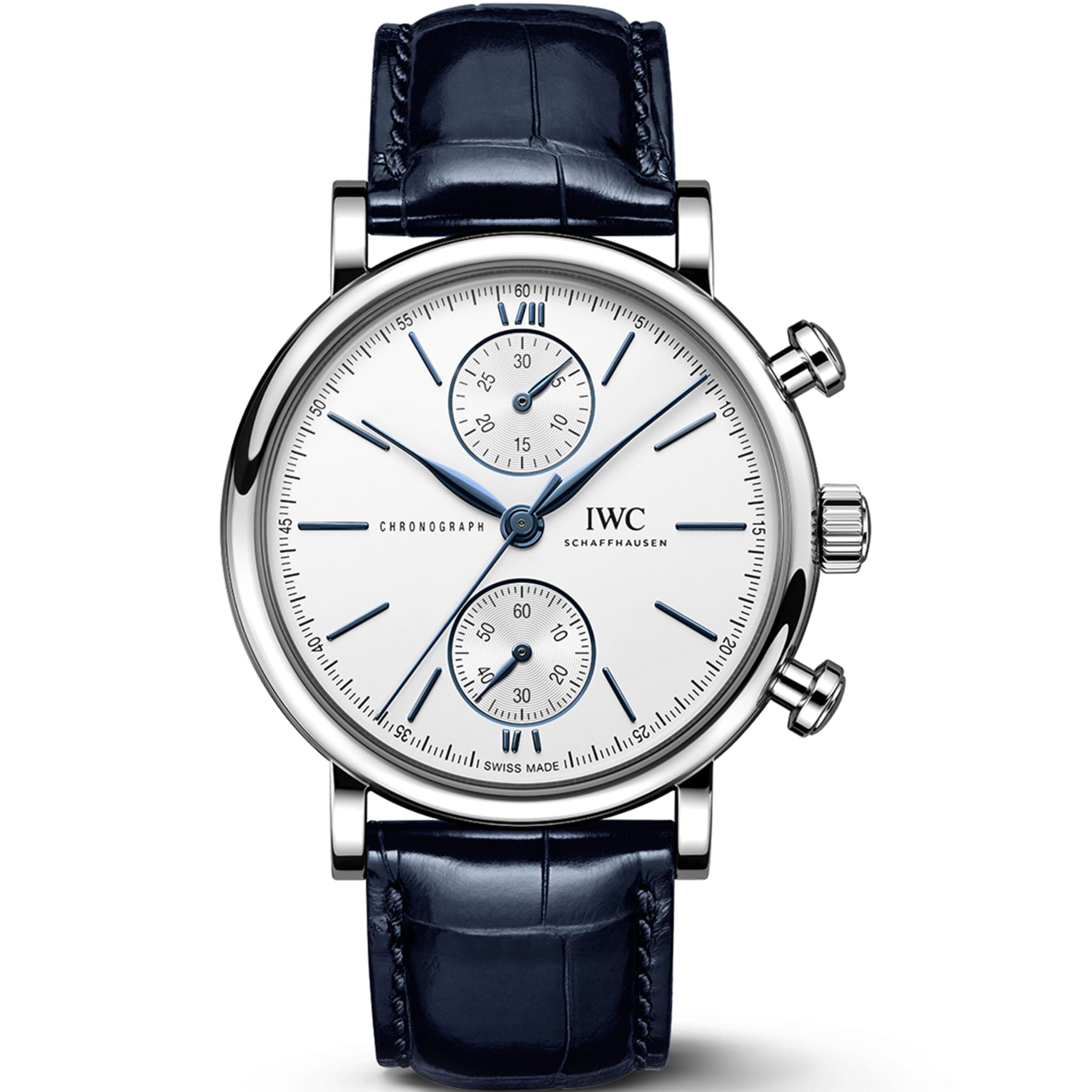 Stainless Steel Portofino Chronograph Watch 39mm