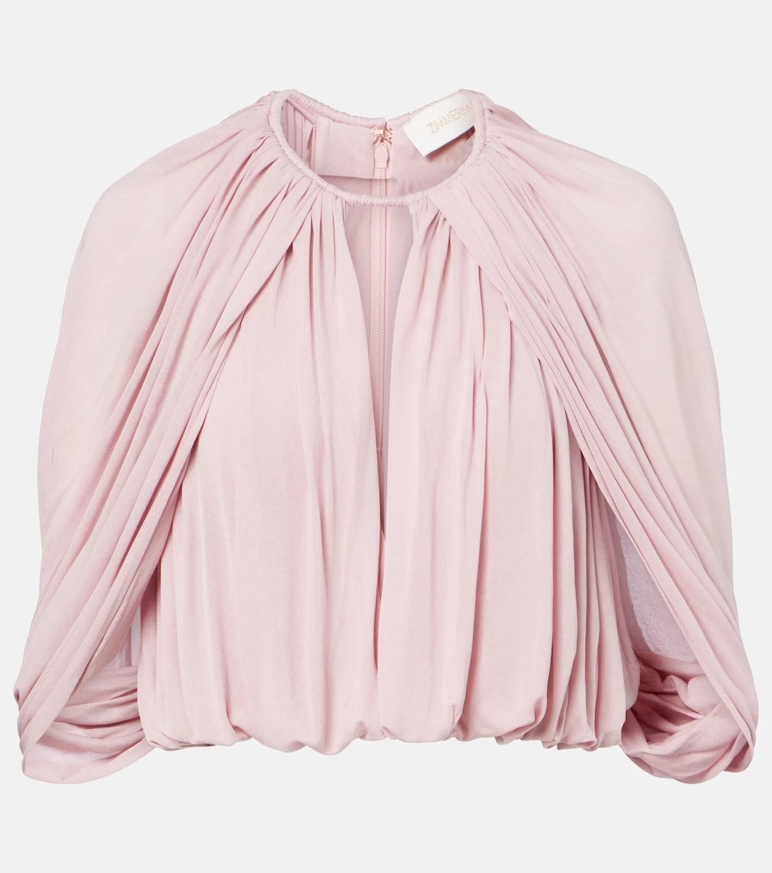 Zimmermann - Alchemy caped draped blouse