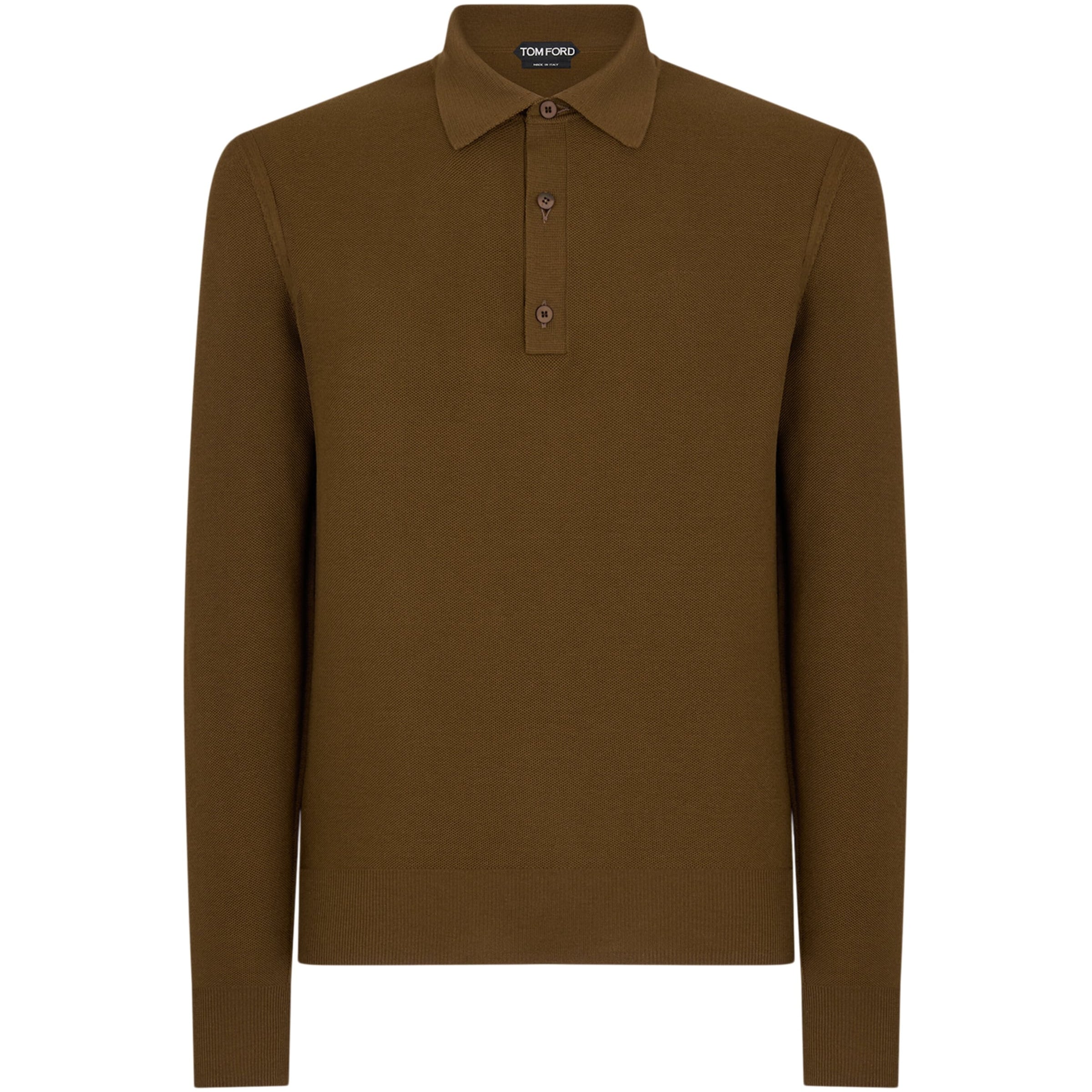 TOM FORD Silk-Cotton Polo Shirt
