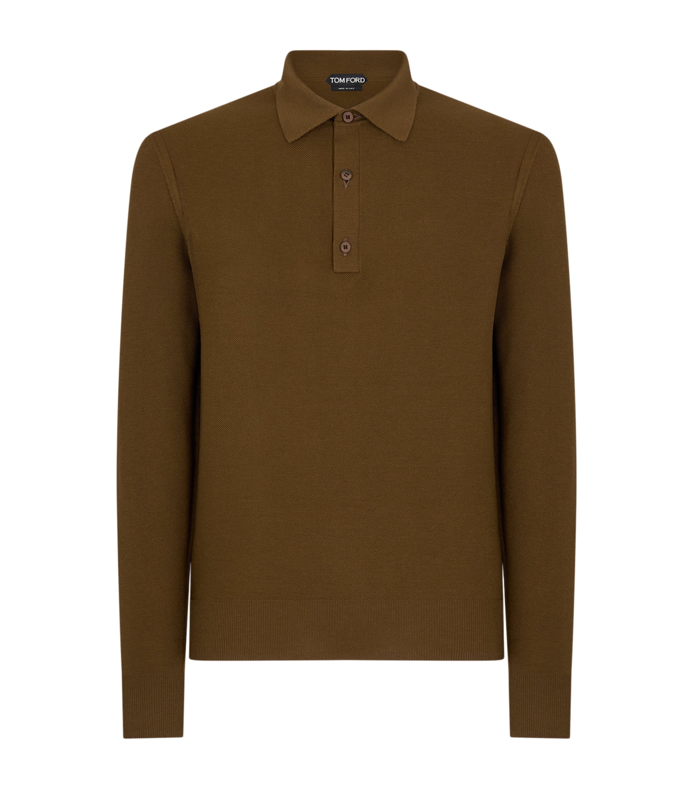 TOM FORD Silk-Cotton Polo Shirt