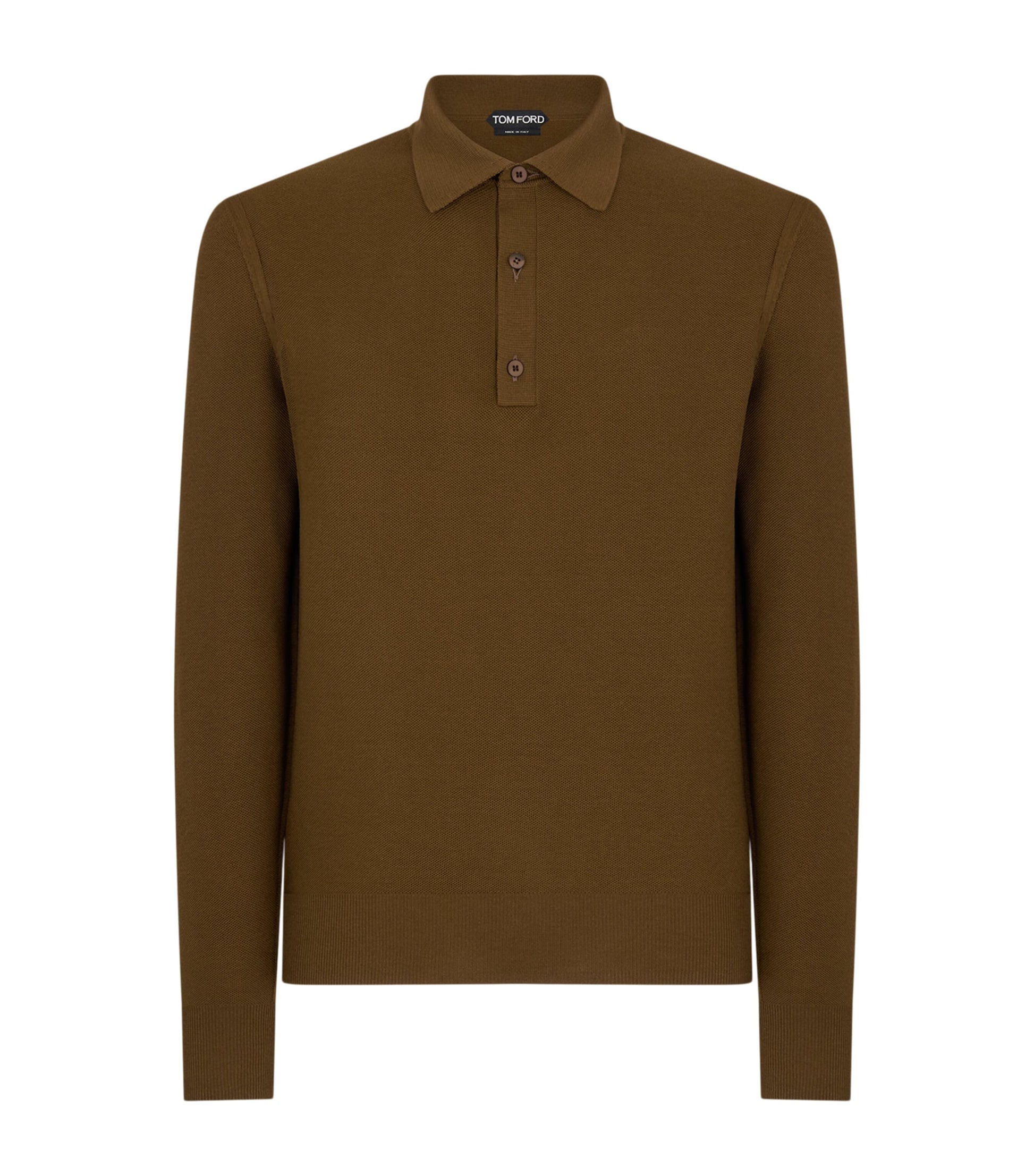 TOM FORD Silk-Cotton Polo Shirt