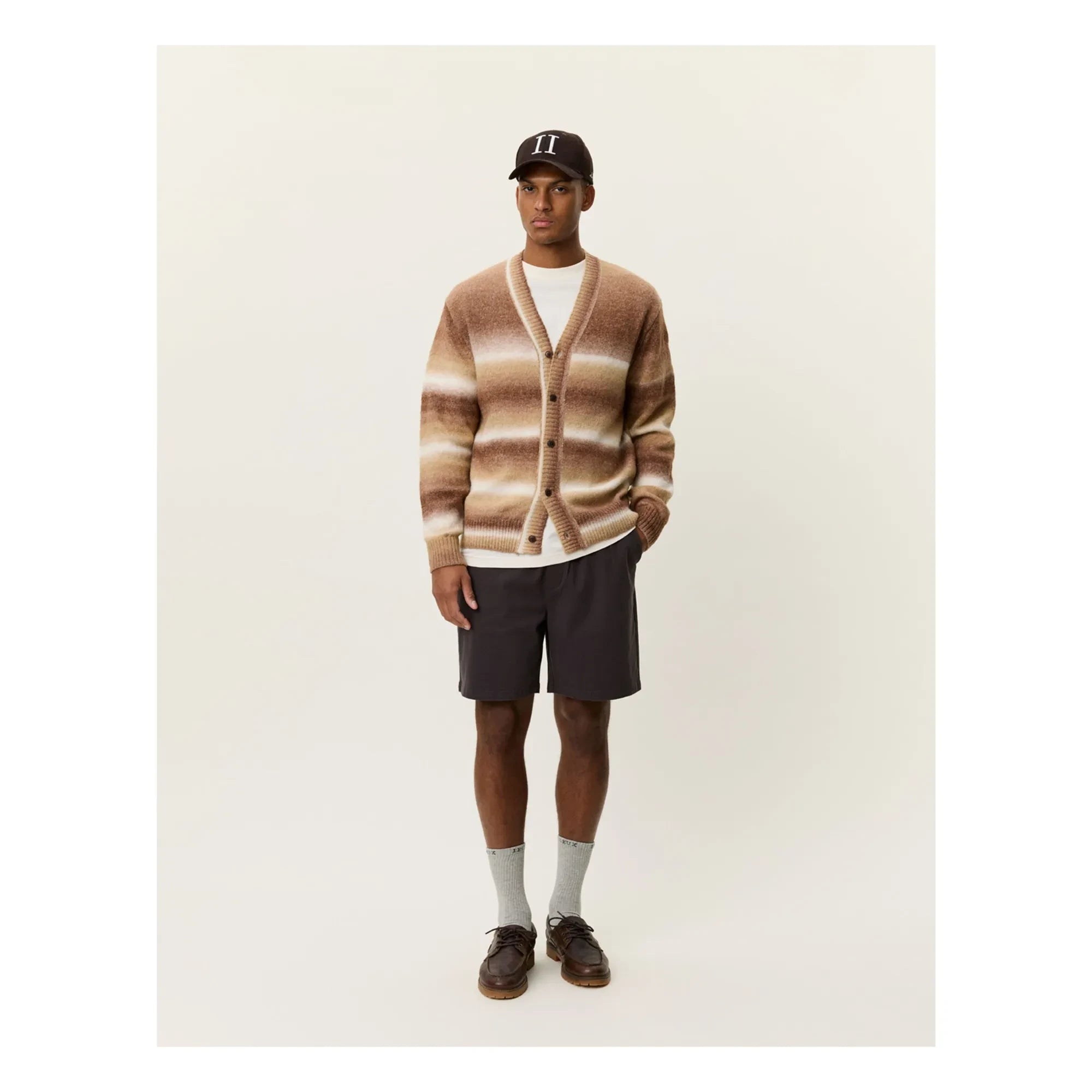 Les Deux - Boston Gradient Maille Cardigan | Light brown