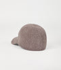 Brunello Cucinelli Brown Cashmere-Blend Monili Baseball Cap