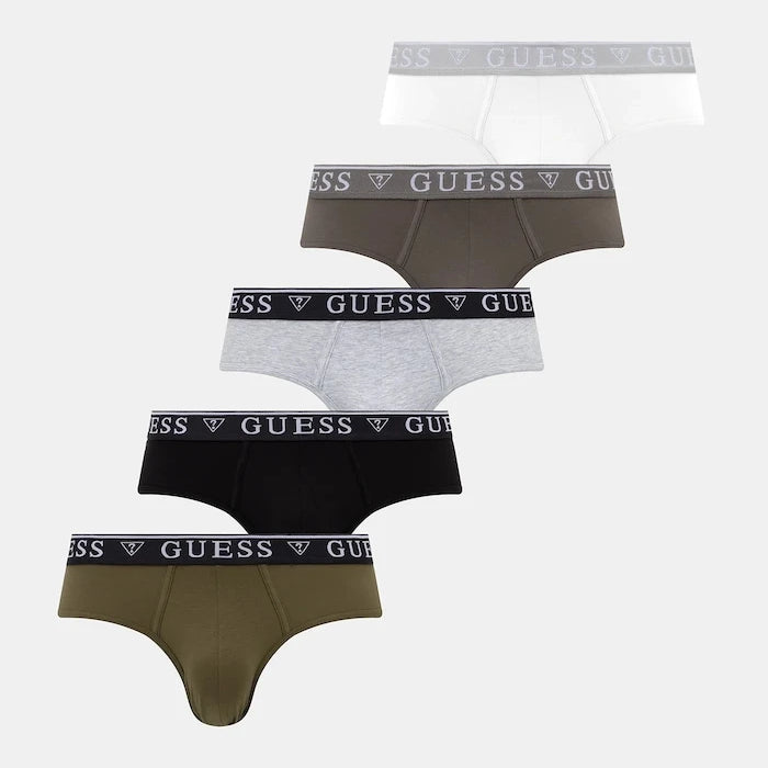 Guess pamuklu elastanlı erkek slip 5'li