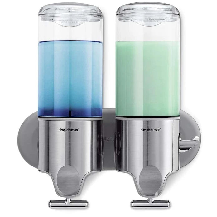 Стенен дозатор за душ Simplehuman Double Shower Dispenser