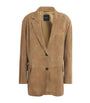 Weekend Max Mara Beige Suede Blazer