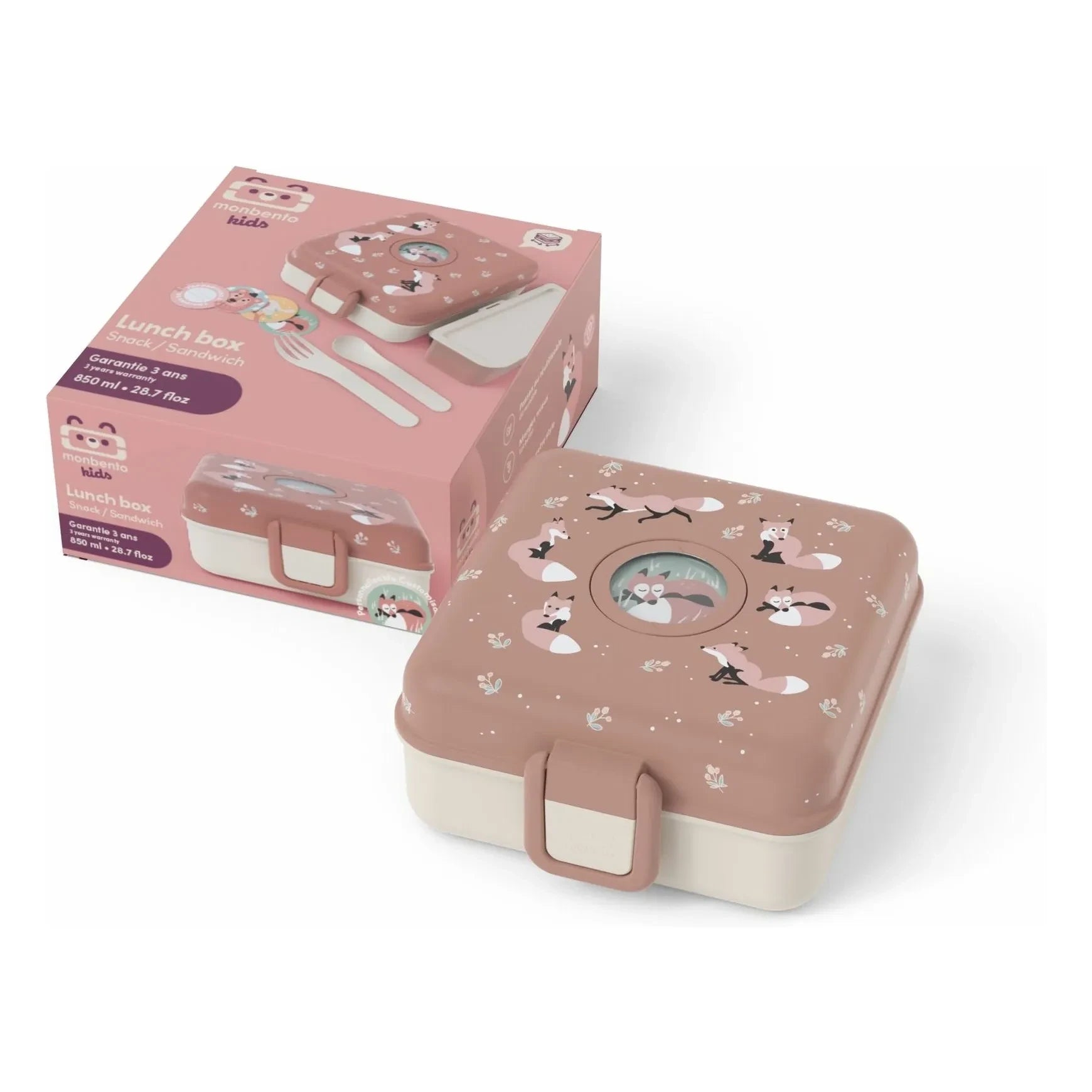 Monbento - Lunch box Snacky Renard | Cannelle