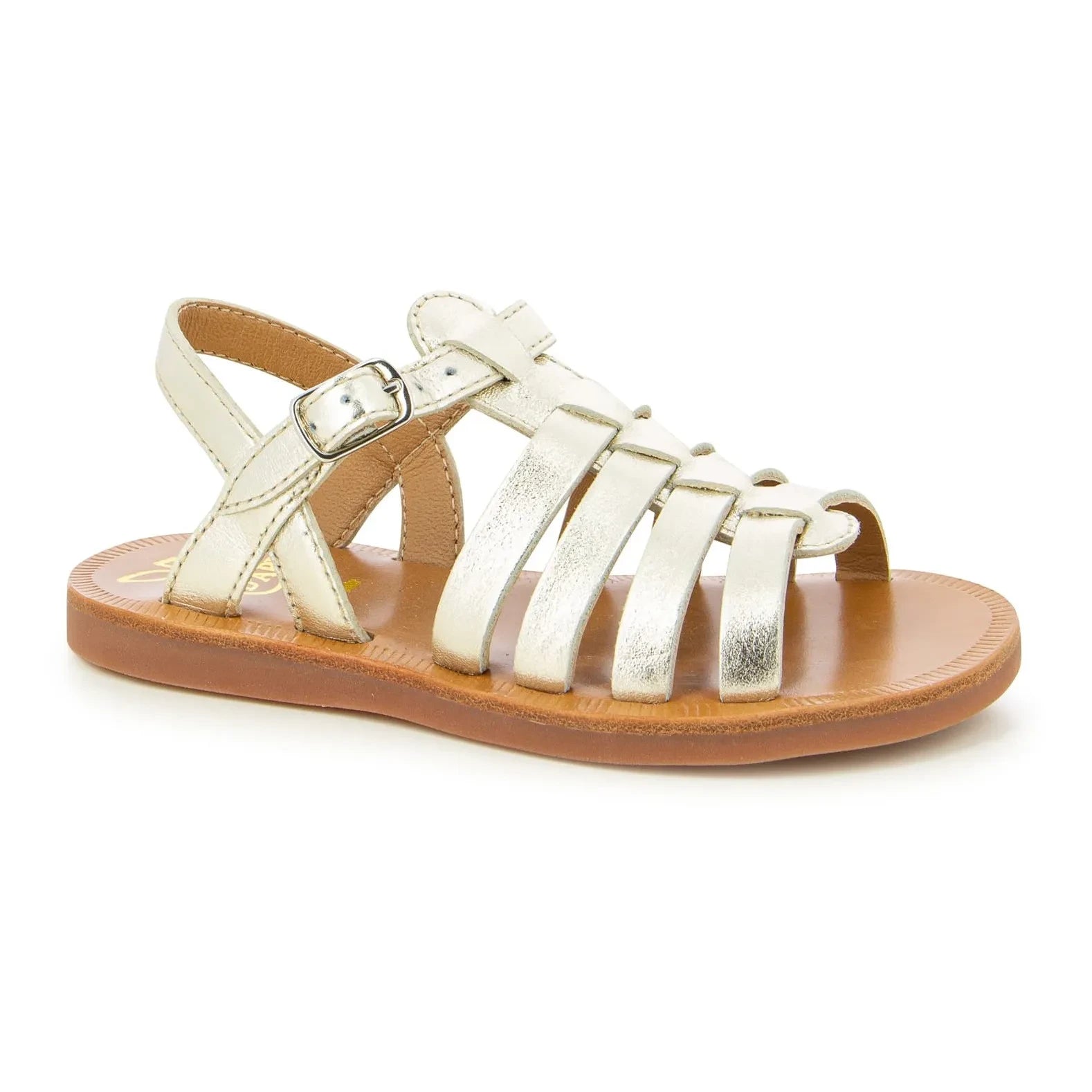Pom d'Api - Plagette Strap sandals | Gold