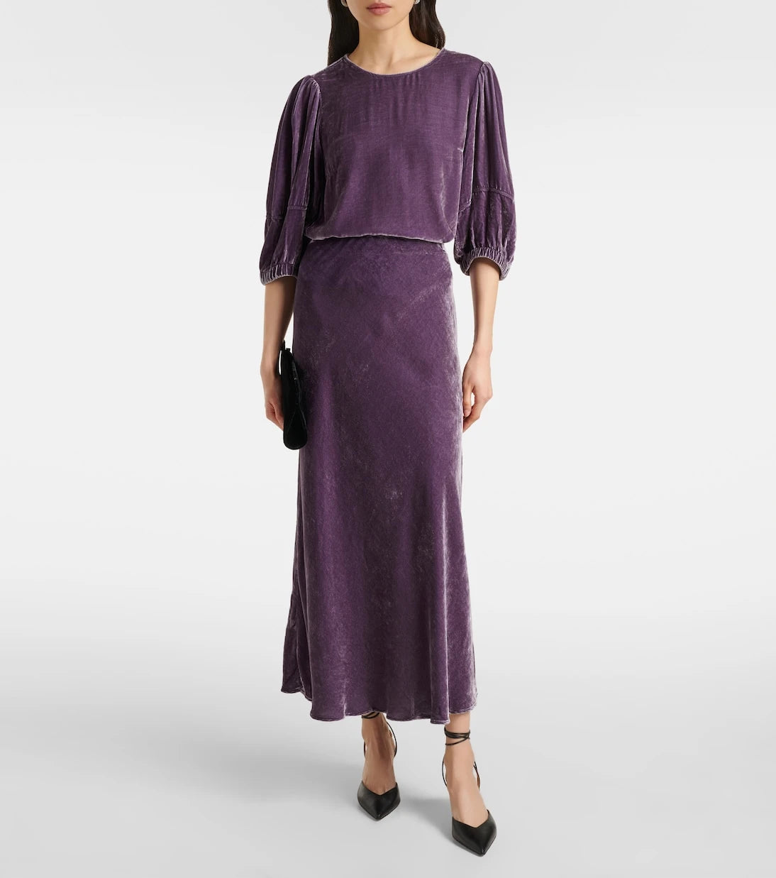 Velvet - Eza velvet maxi skirt