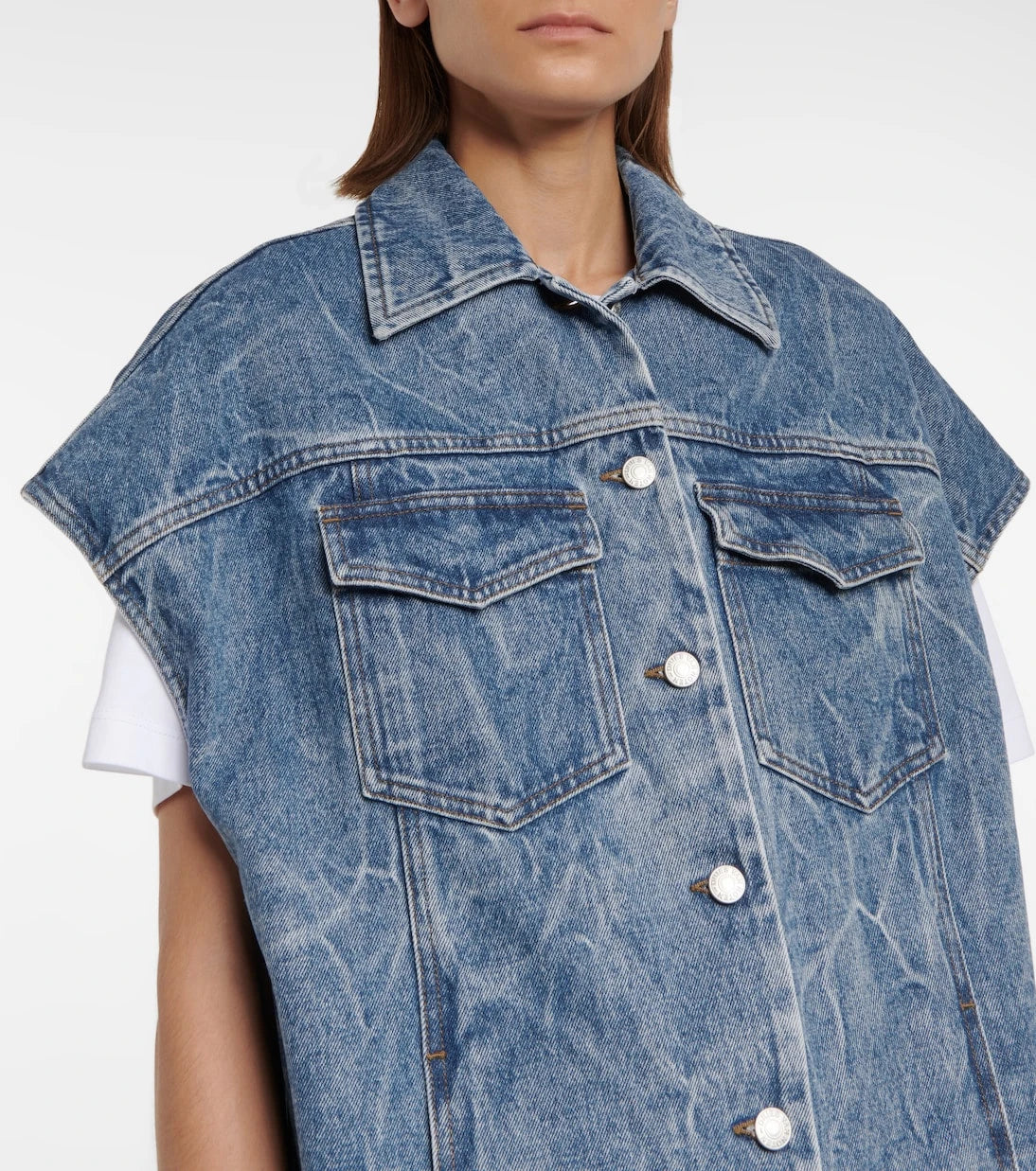 Dries Van Noten - Longline denim jacket