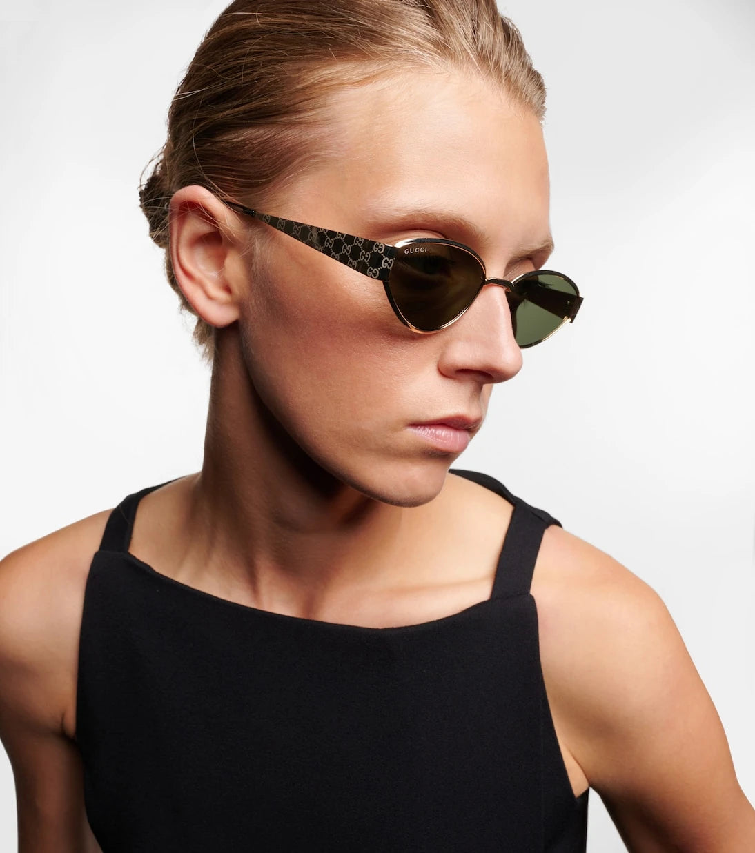 Gucci - Guccissima cat-eye sunglasses