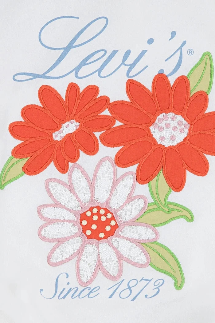 Levi's блуза с дълги ръкави за деца BUBBLE HEM LS KNIT TOP