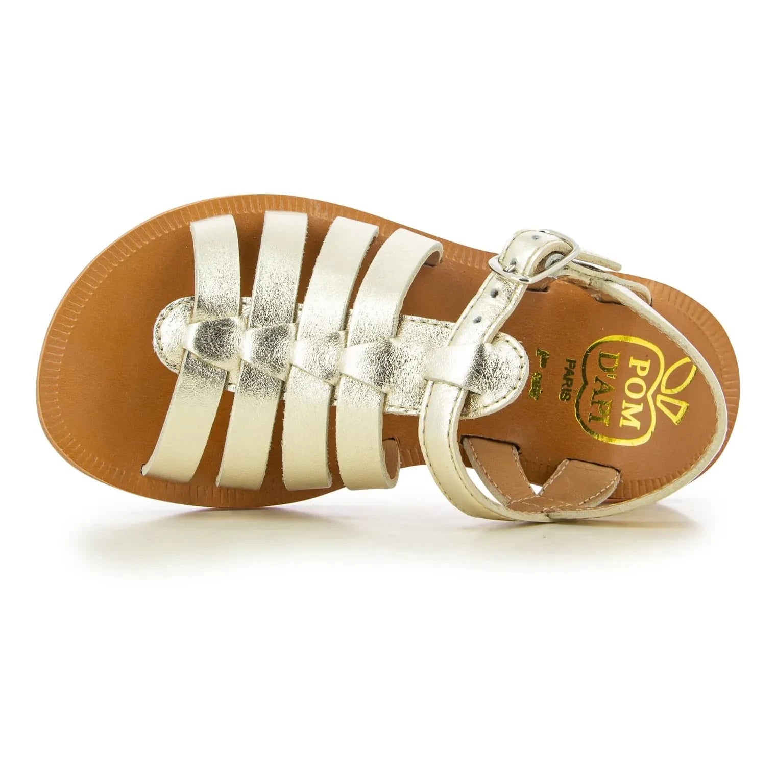 Pom d'Api - Plagette Strap sandals | Gold