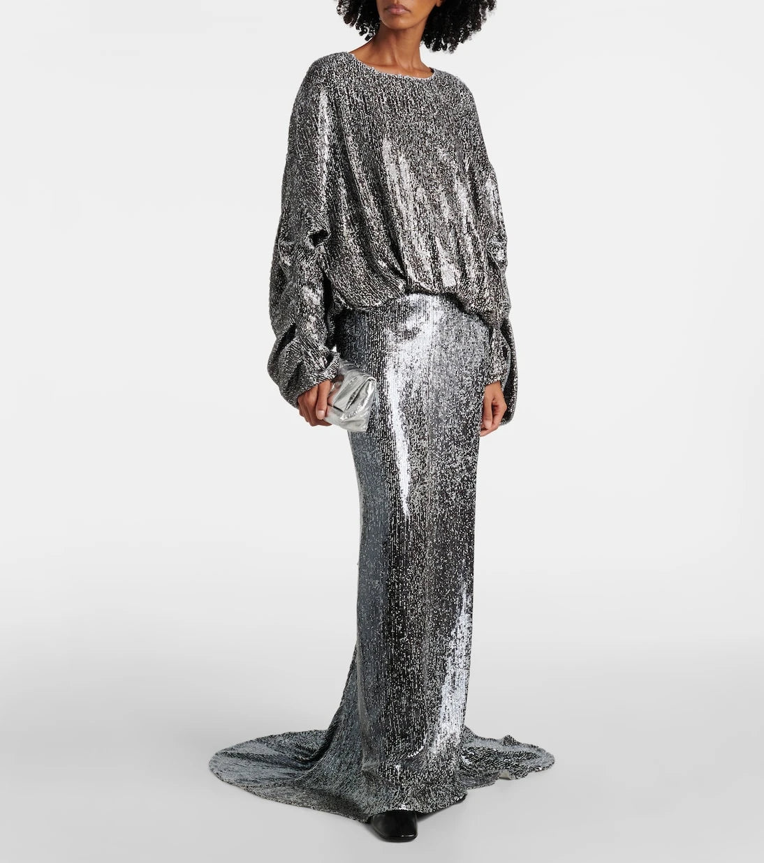 Dries Van Noten - Sequined maxi skirt