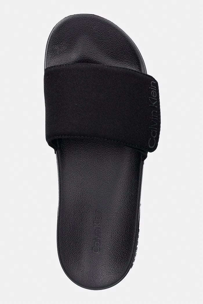 Calvin Klein Erkek Açık Burun Terlik ESS SLIDE ADJ MONOBRAND CV