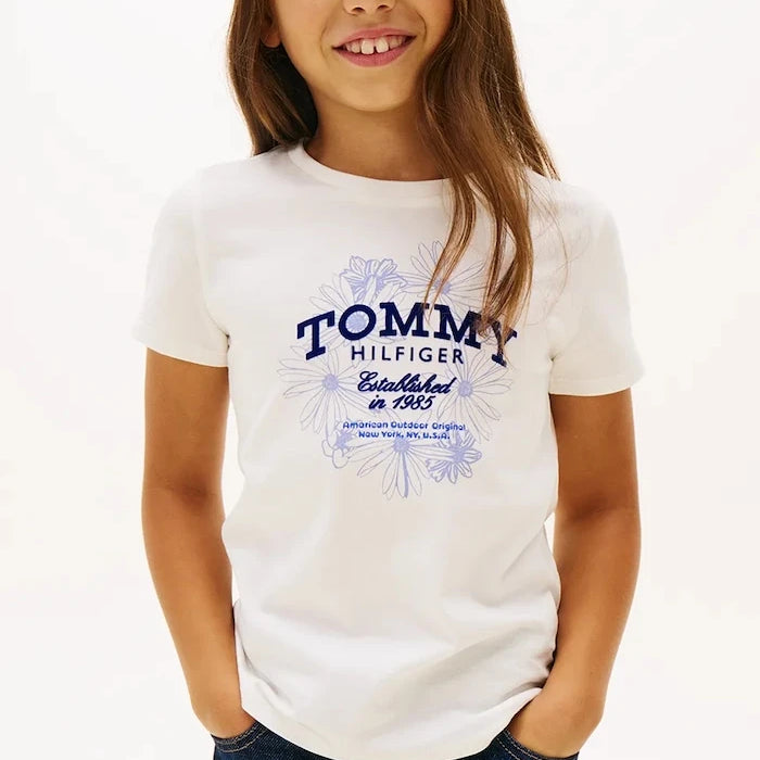 Tommy Hilfiger Çocuk Pamuklu Tişört