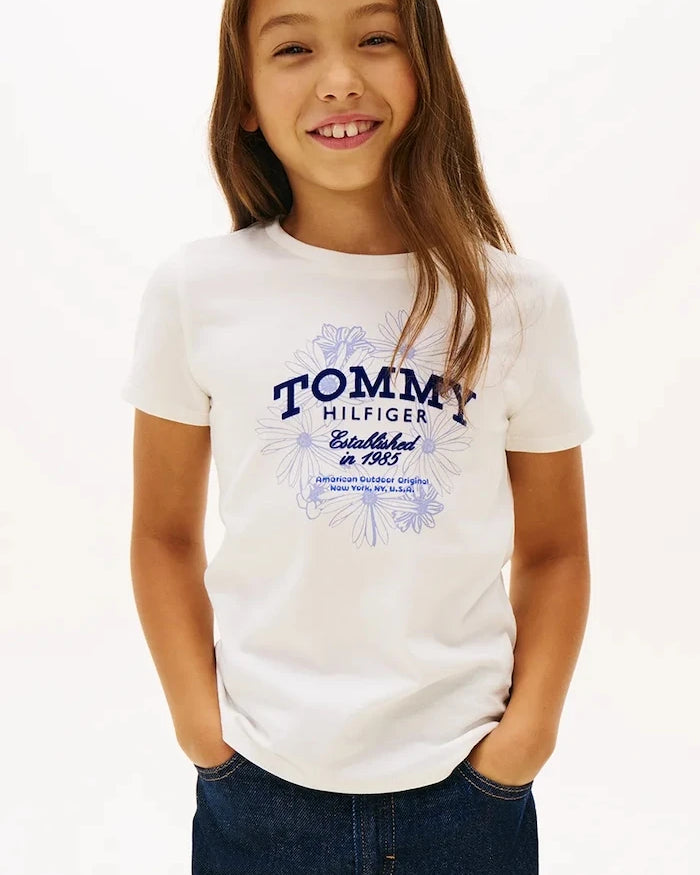 Tommy Hilfiger Çocuk Pamuklu Tişört